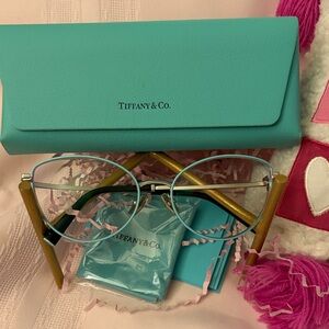 Tiffany & Co. Women's Tiffany Blue Metal Eyeglass Frames Optical